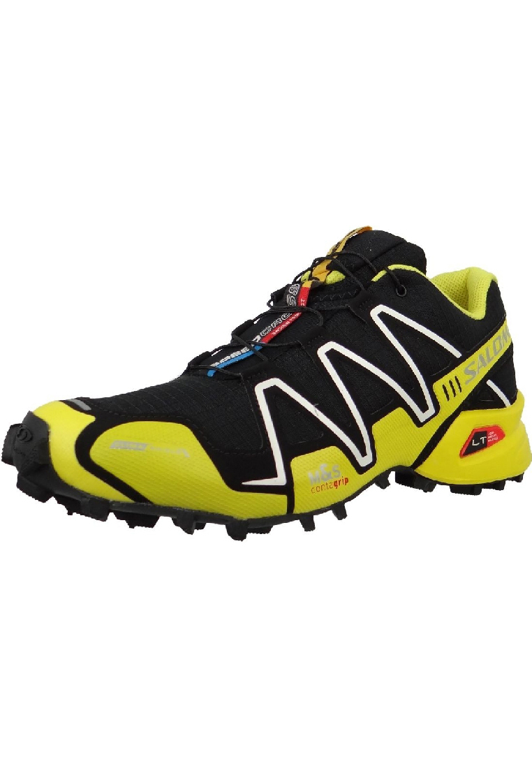 Schuhe Speedcross 3 Laufschuhe Trail Schwarz Gelb Blk Yellow Gr 43 1 3